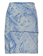 Rout Skirt 22-02 Kort Nederdel Blue HOLZWEILER