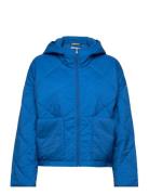 Wide Fit Quilted Jacket Foret Jakke Blue Esprit Casual