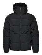 Crinkle Nylon Quilt Jacket Foret Jakke Black Calvin Klein