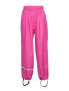 Rainwear Pants - Solid Outerwear Rainwear Bottoms Pink CeLaVi