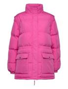 Emilia Puffer Jacket Foret Jakke Pink Noella