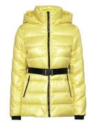 Essential Belted Jacket Foret Jakke Yellow Calvin Klein