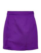 Samycras Skirt Kort Nederdel Purple Cras