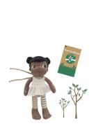 R B Docka -Flora -Mini Ecobuds Toys Dolls & Accessories Dolls Multi/pa...
