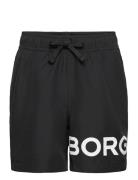 Borg Swim Shorts Badeshorts Black Björn Borg