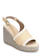 Musw361002C Espadrillos Med Hæl Sandal Beige MOU