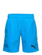 Puma Swim Boys Medium Length Shorts 1P Badeshorts Blue Puma Swim