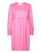 Lr-Isla Solid Kort Kjole Pink Levete Room