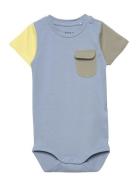 Nbmhon Ss Body Bodies Short-sleeved Blue Name It