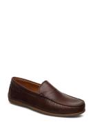 Plain Driving Loafer Lth Marstrand Loafers Flade Sko Brown Marstrand