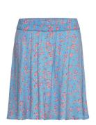 Yasmicca Hw Skirt S. Kort Nederdel Blue YAS