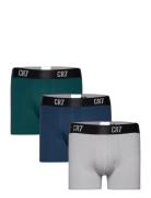 Cr7 Trunk High Wb Org 3-Pack Boxershorts Multi/patterned CR7