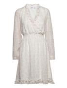 Vibira L/S Short Dress Kort Kjole White Vila