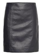2Nd Electra - Refined Leather Kort Nederdel Black 2NDDAY