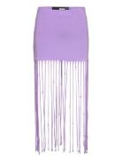 Light Jersey Maxi Skirt Kort Nederdel Purple ROTATE Birger Christensen