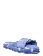 Stripe Cross Slippers Slippers Hjemmesko Blue GANT