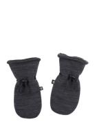Mittens Wool, Dark Grey Accessories Gloves & Mittens Mittens Grey Smal...