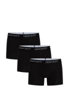 3-Pack Men Bamboo Tights Boxershorts Black URBAN QUEST