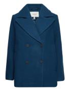 Yasinferno Wool Mix Jacket Uldjakke Jakke Blue YAS