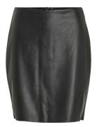 Vidagmar Hw Pu Skirt - Noos Kort Nederdel Black Vila