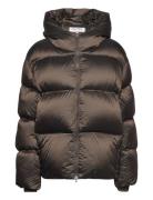 Hooded Puffer Jacket Foret Jakke Brown Filippa K