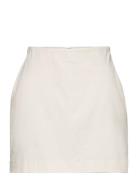 Skirt Filippa Kort Nederdel White Lindex