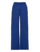 Wide-Leg Lounge Pant Pyjamasbukser Hyggebukser Blue Bread & Boxers