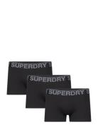 Trunk Triple Pack Boxershorts Black Superdry