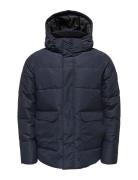 Onscarl Quilted Jacket Otw Foret Jakke Navy ONLY & SONS