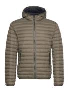 Mens Down Jacket Foret Jakke Khaki Green Colmar