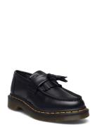 Adrian Ys Black Smooth Loafers Flade Sko Black Dr. Martens