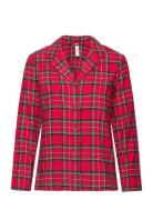 Nightshirt Flannel Check Top Red Lindex