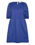 Mschmabelle Lana 2/4 Dress Kort Kjole Blue MSCH Copenhagen
