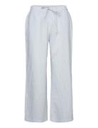 Trousers Pyjama Seersucker Pyjamasbukser Hyggebukser Blue Lindex
