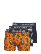 Jactriple Skull Trunks 3 Pack Boxershorts Navy Jack & J S