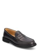 Classic Loafer - Black Grained Leather Loafers Flade Sko Black S.T. VA...