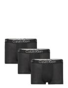 Trunk 3Pk Boxershorts Black Calvin Klein