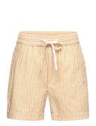 Stan Stripe Seersucker Swim Shorts Badeshorts Yellow Les Deux