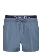 Short Double Waistband Badeshorts Blue Calvin Klein