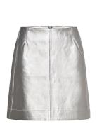 Zazaiw Skirt Kort Nederdel Silver InWear