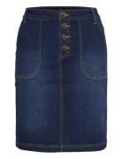 Cubriana Skirt Kort Nederdel Blue Culture