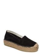 Ida Espadrillos Flade Sandal Black Pavement