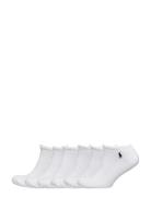 Cushi D Low-Cut-Sock 6-Pack Ankelstrømper Korte Strømper White Polo Ra...