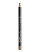 Slim Lip Pencil Cappuccino Lip Liner Makeup Brown NYX Professional Mak...