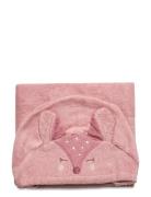 Organic Hooded Bath Towel Home Bath Time Towels & Cloths Towels Pink P...