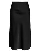 Yaspastella Hw Midi Skirt - Noos Knælang Nederdel Black YAS