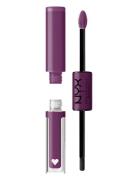 Shine Loud Pro Pigment Lip Shine Lipgloss Makeup Purple NYX Profession...