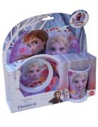 Frozen - 3 Pcs Set Home Meal Time Dinner Sets Purple Frost