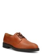 Slhblake Leather Derby Shoe Noos O Shoes Business Laced Shoes Brown Se...