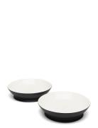 Soup Bowl Ra Set/2 Home Tableware Plates Deep Plates Black Serax